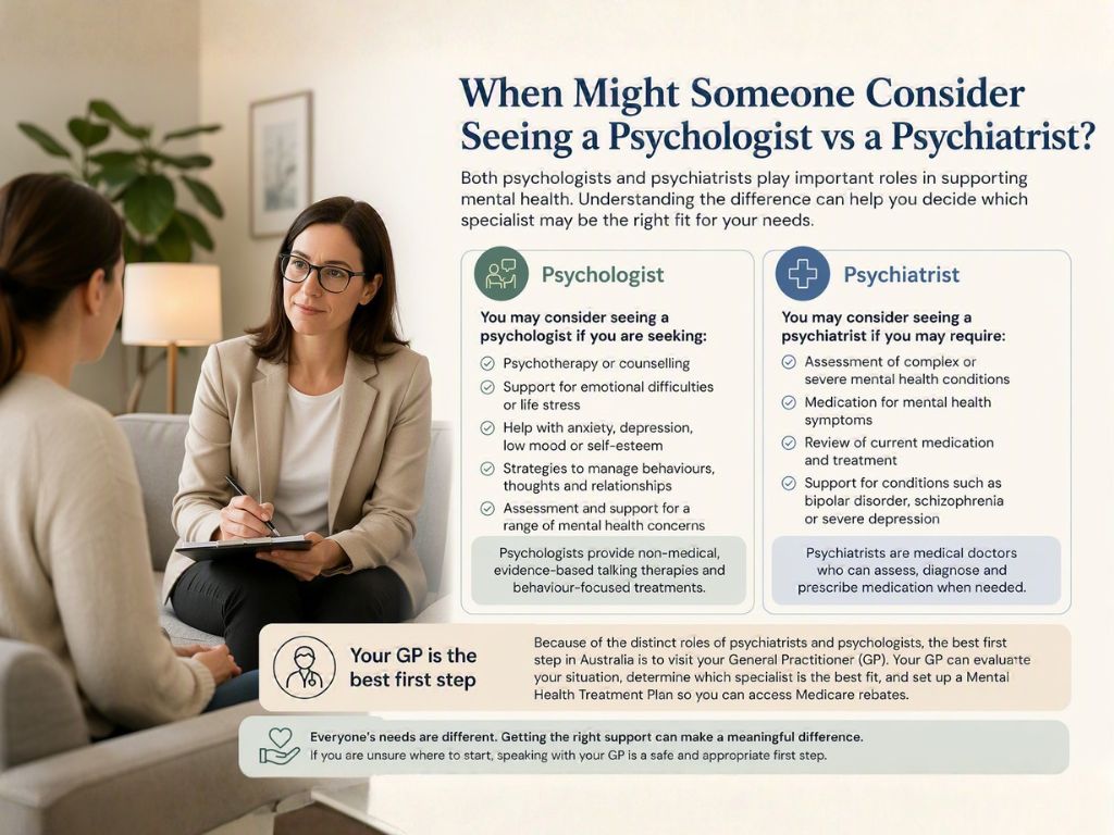 Psychologist vs a Psychiatrist